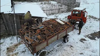 СРОЧНО ВЫЗЫВАЮ ТРАКТОР! 10 ТОНН МЕТАЛЛА! ТЕЛЕГА ТРЕЩИТ ПО ШВАМ!