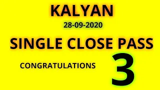 Kalyan 28/09/2020 single jodi trick don't miss | second toch line ( #johnnysattamatka ) 2020