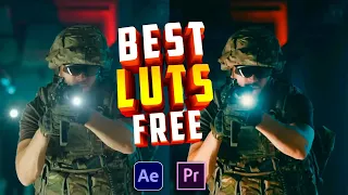 Best PREMIUM LUTs FREE for VIDEOS | How to download and install in Premiere Pro and After Effects