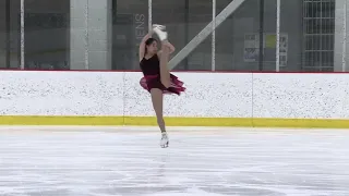 Hannah Kim 2023 National solo ice dance Free dance