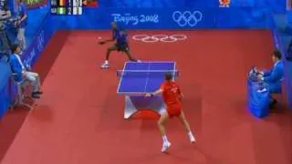 Jean-Michel Saive vs. Segun Toriola 2008 OG (highlights)