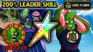 200% LEADER SKILL! 100% LR DEMON KING PICCOLO LEVEL 10 LINKS! Dragon Ball Z Dokkan Battle