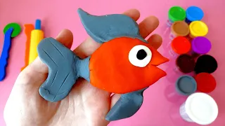 Oyun Hamurundan Balık Yapımı 🐠 Çocuklar İçin Eğitici Videolar 🐠 Making Fish from Play Dough