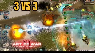 ART OF WAR 3 | ZEUSDOZERS KNOCK DOWN ALLY'S BASE | 3VS3 | RESISTANCE | AOW3