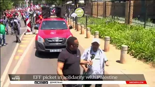 EFF Picket | Al Jama-ah join march to Israeli Embassy in solidarity with Palestine