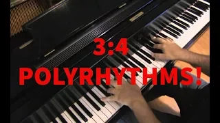 How to Play 4:3 and 3:4 Polyrhythms on Piano (applied to "Fantaisie Impromptu")