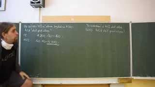 Matematika 7. ročník - procenta (úlohy)