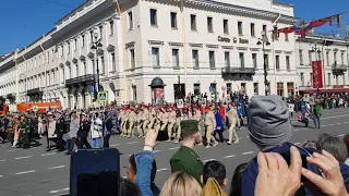 Russian Second War Victory Parade  in Sankt Petersburg 09.05.2019