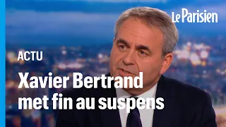 Présidentielle 2022 : Xavier Bertrand va se soumettre au vote des militants LR