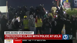 BREAKING OVERNIGHT: Police move in on UCLA protest