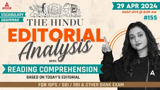 29 April The Hindu Editorial Analysis | The Hindu Vocabulary for Bank, SSC & Other Exams