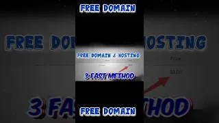 How To Get Free Domain name 2022 #shorts