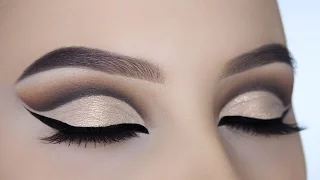 Champagne Gold Cut Crease Tutorial