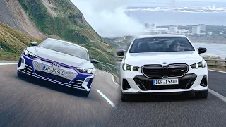 New BMW i5 M60 xDrive vs Audi RS e-tron GT 2024 - EV Performance