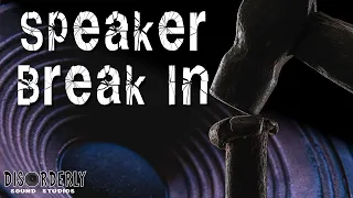 The How & Why of Speaker Break In
