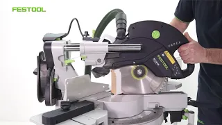 Festool KAPEX KS 120 - Using the angle finder & extra depth cuts