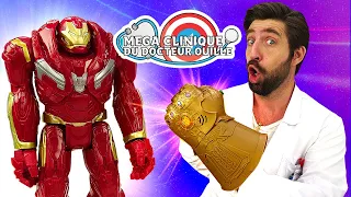 Iron Man, Ben 10, Thanos et autres super-héros à la Mega Clinique #31. Vidéo pour garçons