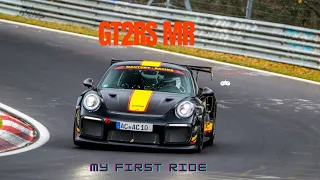 one of the first laps with my new GT2RS MR on a slippy Track with my buddy Mirko and a unknown GT3