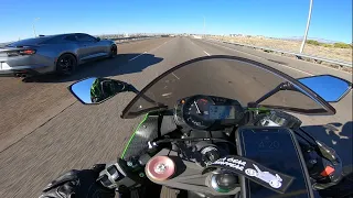 zx6r 636 vs Camaro SS 6th Gen