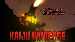 Kaiju universe: burning godzilla…a dying king with raw power