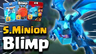 SUPER Minion Blimp with Electro Dragon Attack Strategy 🔥 | th15 attack strategy | COC