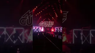 MGK performs Bad Motherf***** on (Mania Tour) with Fall Out Boy!!!!