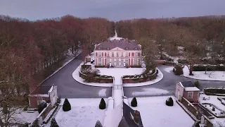 Château du Vert-Bois sous la neige