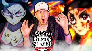 THEY'RE POSSESSED 🤯 | Demon Slayer S2 E5&6 Reaction (Things Gonna Get Real Flashy, Layered Memories)