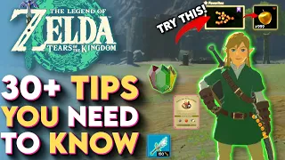 30+ Critical Tips You Need To Know In Zelda Tears of the Kingdom! - (Zelda TOTK Beginner's Guide)