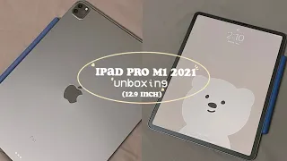 ♡ ipad pro 12.9 unboxing + apple pencil 2nd gen & accessories