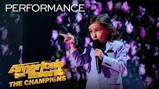 OMG! 7-Year-Old JJ Pantano ROASTS The AGT: Champions Judges! - America's Got Talent: The Champions