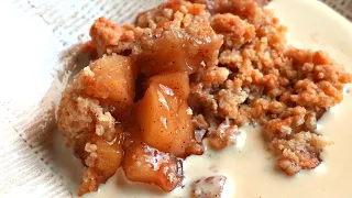 How To Make The Best Apple Crumble | Quick and Easy Apple Crumble Recipe | Homemade Apple Crumble