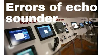 Errors of echo sounder . Echo sounder