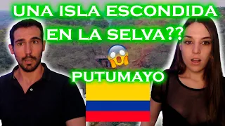 REACCIONAMOS A: ISLA ESCONDIDA EN LA SELVA EN COLOMBIA!! 🇨🇴 *¿ES REAL?* 😱