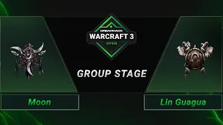 WC3 - Moon vs. Lin Guagua - Groupstage - DreamHack WarCraft 3 Open: Fall 2021 - Asia