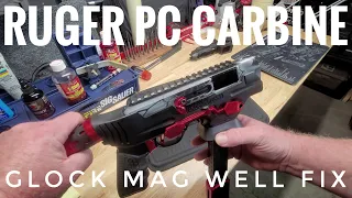 Ruger PC Carbine Glock Mag Well Adapter Fix