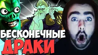 СТРЕЙ / 61 УБИЙСТВО ЗА 29 МИНУТ / ИГРАЕТ НА НЕКРЕ / DOTA 2 ПАТЧ 7.23 ТВ / Лучшее со Stray228