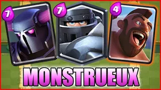 DECK MEGACHEVALIER PEKKA COCHON MONSTRUEUX SUR CLASH ROYALE !!