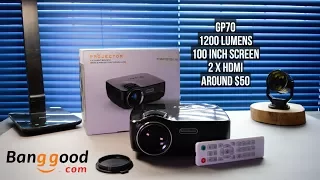 The $50 Banggood Mini Projector - Extremely Cheap Projector With Two HDMI Ports