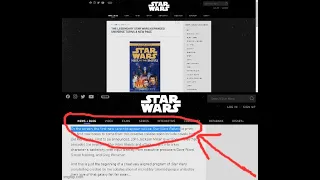 "The Star Wars EU Wasn't Decanonized They Clarified It Wasn't Canon In The First Place" Debunked