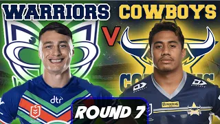 New Zealand Warriors vs North Queensland Cowboys | NRL ROUND 7 | Live Stream Commentary