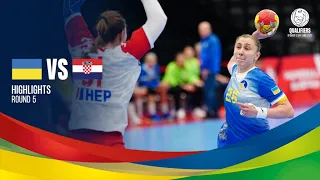 Highlights | Ukraine vs Croatia | Women's EHF EURO 2022 Qualifiers