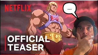 omg REACTION omg - Masters of the Universe: Revelation omg | Official Teaser | Netflix omg He-man