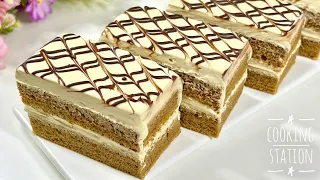 Super Delicious Coffee Cake with Coffee Whipped Cream Frosting