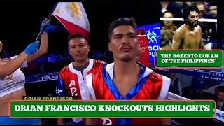 FILIPINO BOXER DRIAN FRANCISCO LEGENDARY KNOCKOUTS FIGHTS HIGHLIGHTS