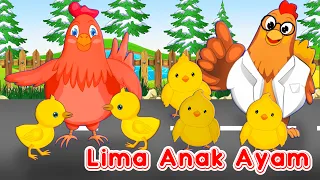 Lagu Ayam || LIMA ANAK AYAM NAKAL || Lagu Anak Anak Populer