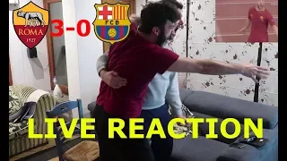 LIVE REACTION | ROMA - Barcellona (3-0) - LA MIA MORTE.