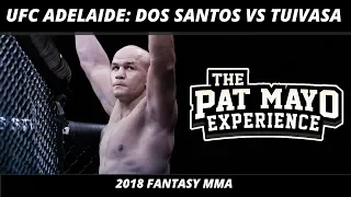 2018 Fantasy MMA: UFC Adelaide DraftKings Picks — Dos Santos vs Tuivasa Fight Previews
