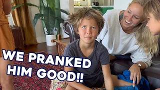 WE PRANKED MANILLA ON HIS BIRTHDAY!!