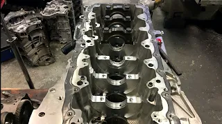 Line Boring a BMW n57 Engine Block